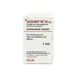 ADCETRIS 50 mg, medicamento de alta especialidad utilizado en Hematología.