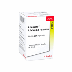 ALBUNATE 20%, medicamento de alta especialidad utilizado en Neumología.
