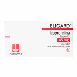 ELIGARD 45 mg, medicamento de alta especialidad utilizado en Oncología.