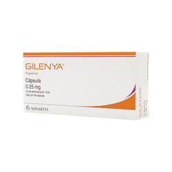 GILENYA 0.25 mg, medicamento de alta especialidad utilizado en Neurología.