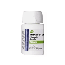 IBRANCE 125 mg, medicamento de alta especialidad utilizado en Oncología.