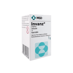 INVANZ 1 g, medicamento de alta especialidad utilizado en Infectología.