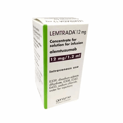 LEMTRADA 12 mg, medicamento de alta especialidad utilizado en Neurología.