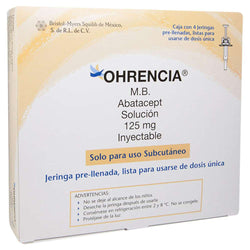 OHRENCIA (Abatacept) 125 mg