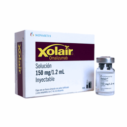 XOLAIR 150 mg, medicamento de alta especialidad utilizado en Neumología.