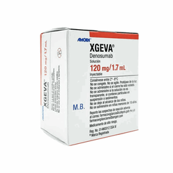 XGEVA 120 mg, medicamento de alta especialidad utilizado en Oncología.