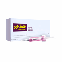 XOLAIR 150 mg, medicamento de alta especialidad utilizado en Neumología.