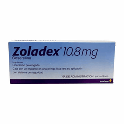 ZOLADEX 10.8 mg, medicamento de alta especialidad utilizado en Oncología.
