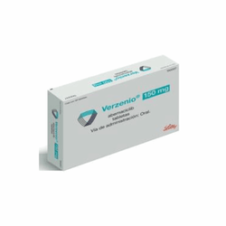 VERZENIO 150 mg, medicamento de alta especialidad utilizado en Oncología.