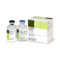 ACTILYSE 50 mg, medicamento de alta especialidad utilizado en Neurología y Cardiología.