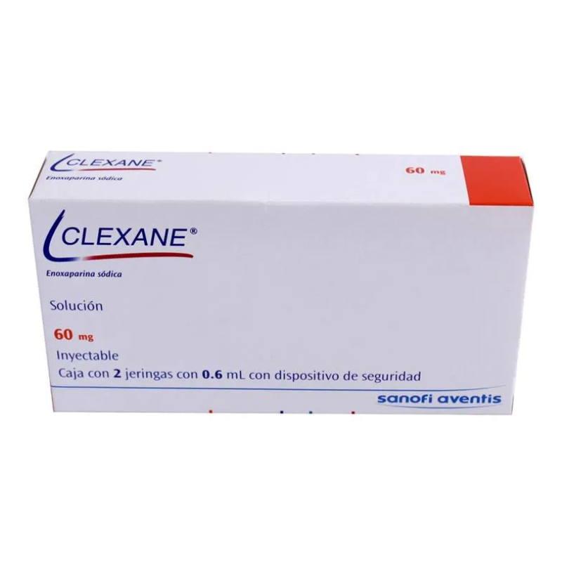 CLEXANE 60 mg, medicamento de alta especialidad utilizado en Cardiología.