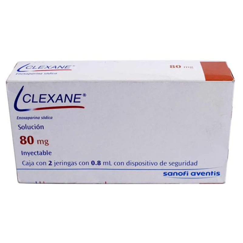 CLEXANE 80 mg, medicamento de alta especialidad utilizado en Cardiología.