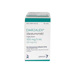 DARZALEX 100 mg, medicamento de alta especialidad utilizado en Hematología.
