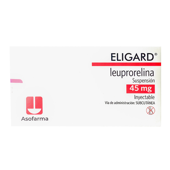 ELIGARD 45 mg, medicamento de alta especialidad utilizado en Oncología.