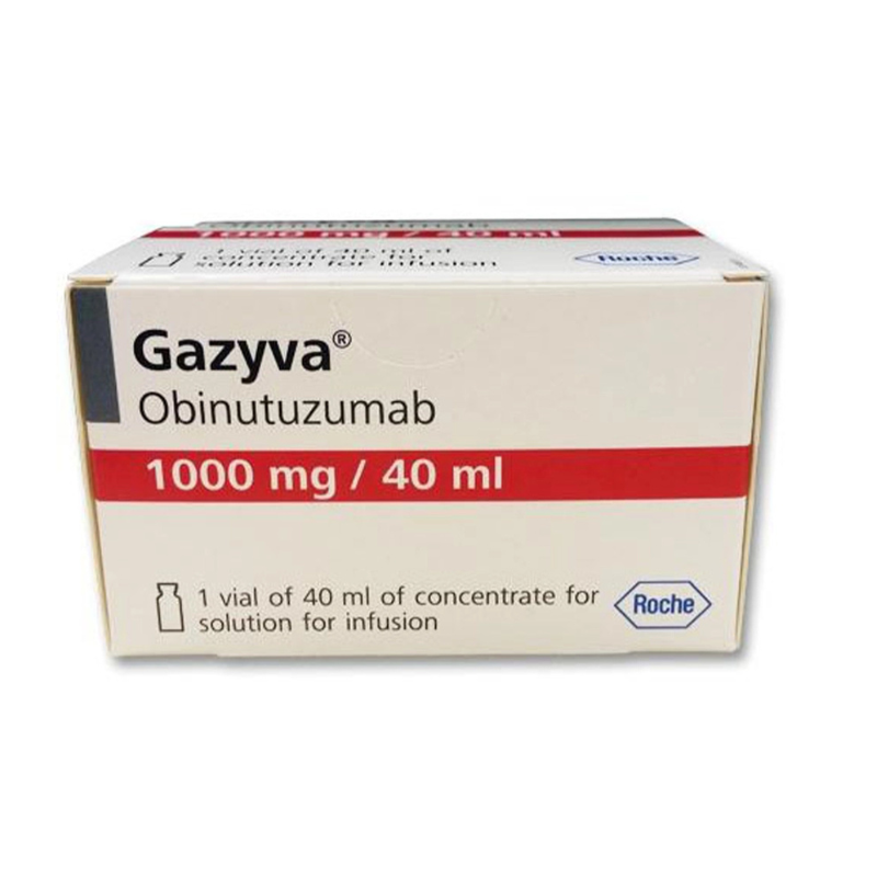 GAZYVA 1000 mg, medicamento de alta especialidad utilizado en Hematología.