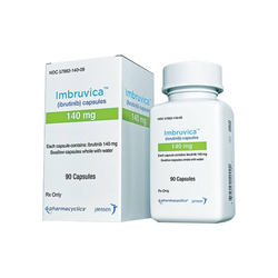 IMBRUVICA 140 mg, medicamento de alta especialidad utilizado en Hematología.
