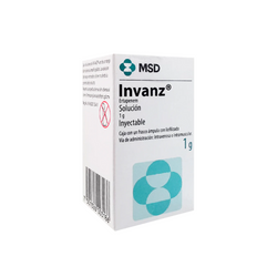 INVANZ 1 g, medicamento de alta especialidad utilizado en Infectología.
