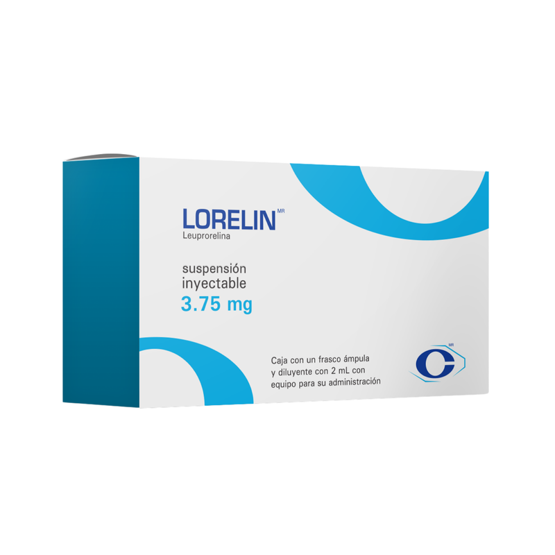 LORELIN 3.75 mg, medicamento de alta especialidad utilizado en Oncología.
