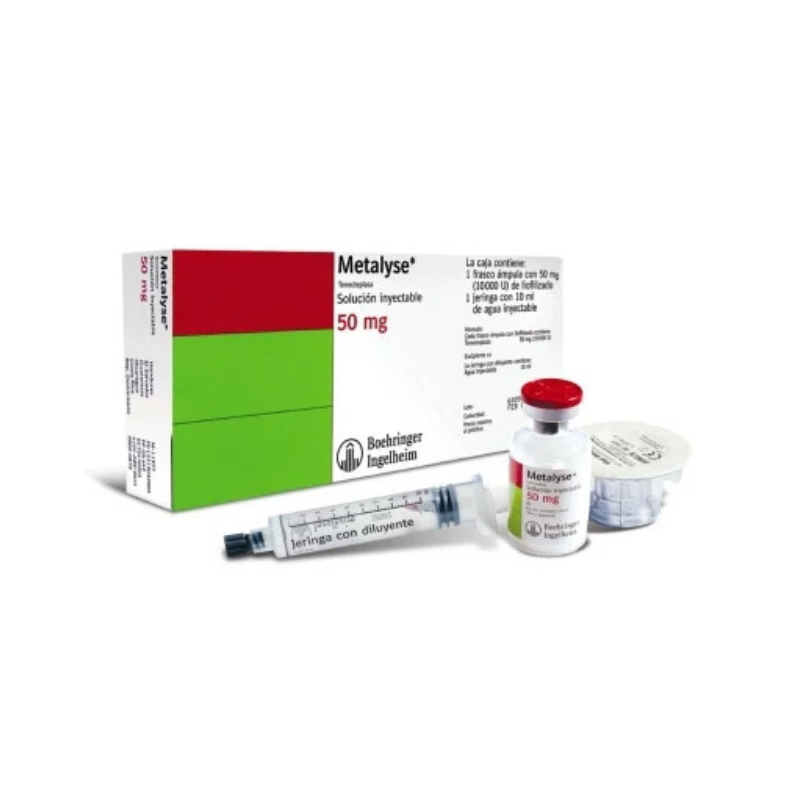 METALYSE 50 mg, medicamento de alta especialidad utilizado en Cardiología.
