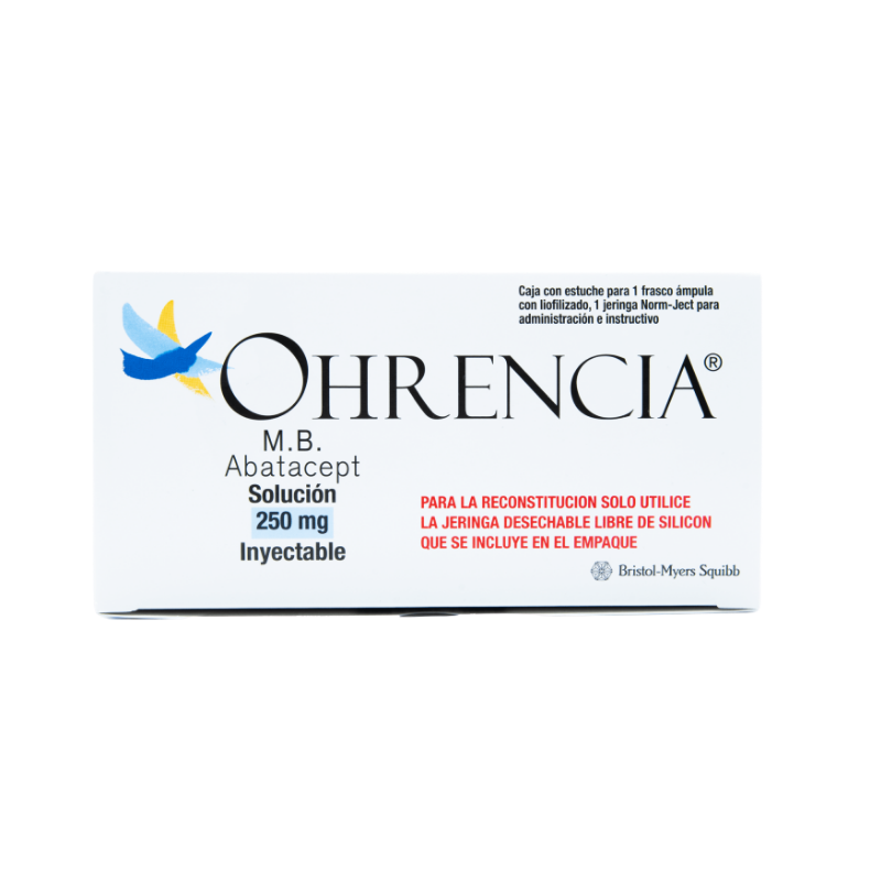 OHRENCIA 250 mg, medicamento de alta especialidad utilizado en Reumatología.
