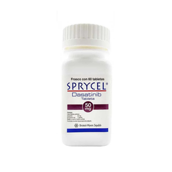 SPRYCEL 50 mg, medicamento de alta especialidad utilizado en Hematología.
