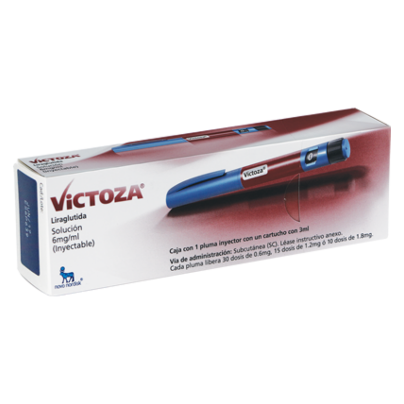 VICTOZA 6 mg/mL, medicamento de alta especialidad utilizado en Endocrinología.
