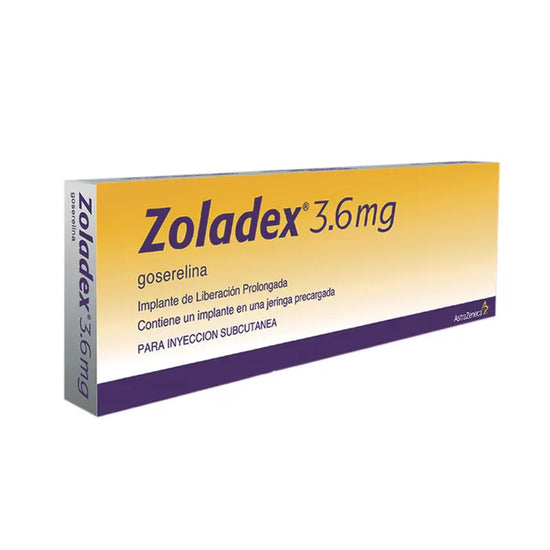 ZOLADEX 3.6 mg, medicamento de alta especialidad utilizado en Oncología.
